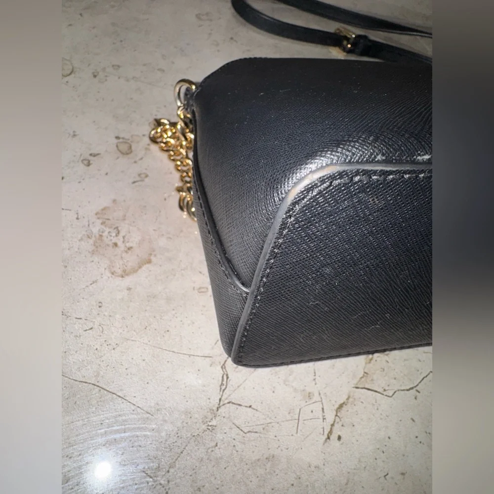 Michael Kors Black & Gold Crossbody - Picture 7 of 15